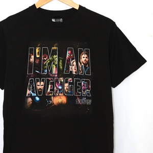 MT2172 マーベル　MARVEL Tシャツ M 肩45 アベンチャーズ AVENGERS 映画 アメリカ古着 メール便可 xq