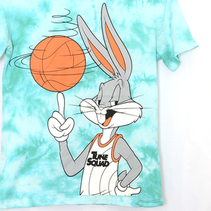 MT2190 ルーニーチューンズ Tシャツ S 肩43 タイダイ TUNE SQUAD SPACE JAM アメリカ古着 メール便可 xq