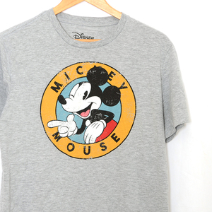 MT2197 ディズニー DISNEY Tシャツ M 肩45 ミッキーマウス 映画 アメリカ古着 メール便可 xq