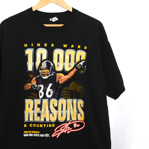 ST3210 NFL スティーラーズTシャツ XL 肩59 ハインズウォード 10000 メール便可 xq