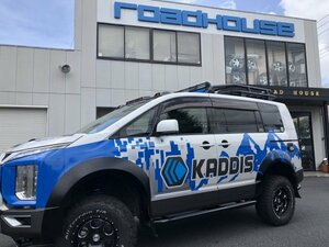 ロードハウス カディス サイドステップ ナナロクサン ブラック ROAD HOUSE KADDIS KD-EX16034 送料無料