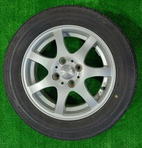 ★コンパクトカー★175/65R14　BS/エコピアNH100C【2017年】社外アルミホイール　14×5.5J　ET42　4H/100　4本セット_画像3