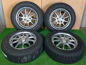 195/65R15 TOYO GARIT GIZ【2019年】(社外アルミホイール) 15X6J ET50 5H/114.3 4本セット！バリ溝！