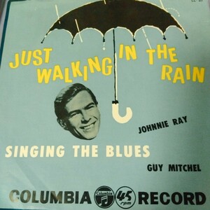 ジョニー　レイ　johnny ray 雨に歩けば　ガイ　ミッチェル　guy mitchel ブルースを唄おう　singing the blues ep 7inch oldies 50S