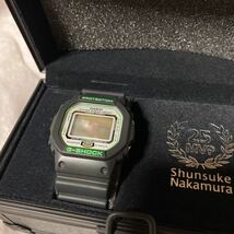 CASIO G-SHOCK 中村俊輔 MVP受賞記念 2007個限定　DW-5600VTSCJ-1TJR 新品　未使用品　電池切れ_画像2