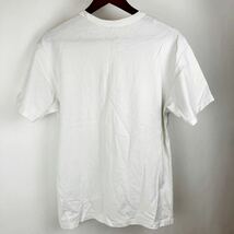 NIKE ナイキ 半袖 Tシャツ メンズ S 白 ホワイト カジュアル ストリート シンプル スポーツ トレーニング ウェア 刺繍 ワンポイント_画像2