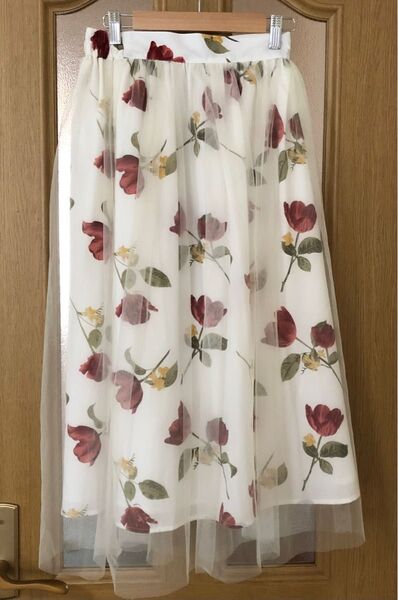PATTERN ロングスカート M 花柄