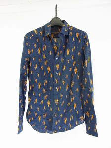 ## Louis Vuitton * total pattern long sleeve shirt XS##