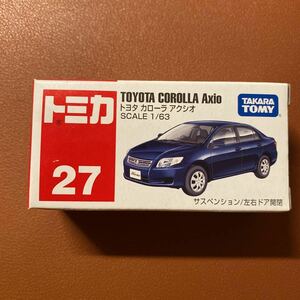 トミカ赤箱27 トヨタ カローラ アクシオ 新品