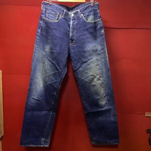 BARTACK デニムパンツ インディゴ ビンテージ古着 DENIME ID