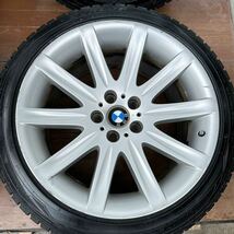 BMW 7シリーズ E65 E66 純正19インチ 9J 10j ET24 PCD120 スタースポーク95 スタッドレス ウインターマックス WM01 245/45R19 4本セット_画像4