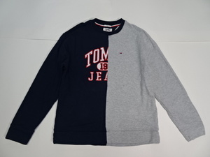 ■0429■TOMMY JEANS トミーヒルフィガー●スウェット トレーナー M●