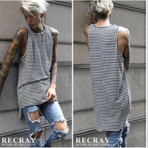 RECRAY Layered TANKTOP Sサイズ 古着 レイヤードタンクトップ