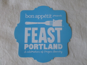 BON APPETIT FEAST PORTLAND ステッカー BON APPETIT FEAST PORTLAND Oregon USA ポートランド