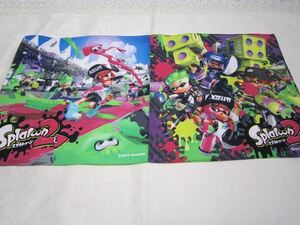 スプラトゥーン2 ハンカチ2枚組 日本製*30X30cm