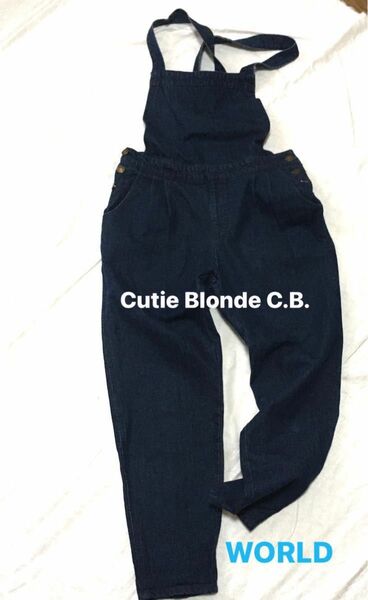 Cutie Blonde C.B.デニムオーバーオールＬサイズ