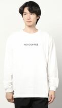 NO COFFEE長袖Tシャツ　白_画像1