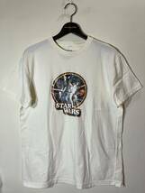 STINGRAYS STAR WARS スターウォーズ Tシャツ 白 M ルーク・スカイウォーカー ダースベイダー ハンソロ レイア 3PO R2D2 チューバッカ_画像1