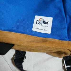 美品 米国製 Drifter 本革底 ブルー バックパック ドリフター アメリカ製 MADE IN USAの画像2