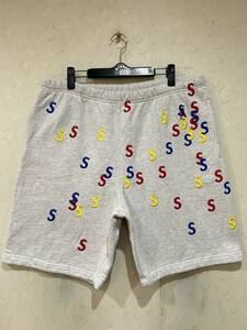 ※Supreme シュプリーム 21SS Embroidered S Sweatshort スウェットハーフ ショートパンツ L 　　　 BJBC.D