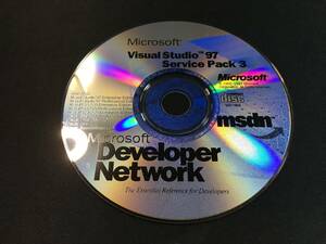 l【ジャンク】 Microsoft Visual Studio 97 Service Pack 3 CDディスク Developer Network 