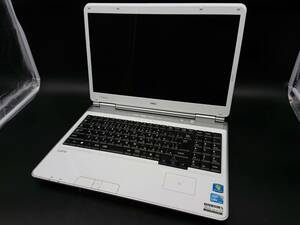 l【ジャンク】NEC ノートパソコン Lavie LL750/W PC-LL750WG1KS バックライト不具合あり