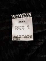 ap7163 ○送料無料 新品 B-LINE ビーライン レディース プチハイネック カットソー M~Lサイズ ブラック ネイビー 波柄ボーダー 透け感 軽量_画像7