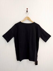 ap7226 ○送料無料 新品 espace de calma エスパスデカルマ レディース ビッグ Tシャツ LLサイズ ネイビー 刺繍 ボタニカル柄 透け感