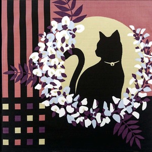 fu... stylish small furoshiki 50x50cm cotton small .... spring night. compilation . have job tapestry made in Japan 