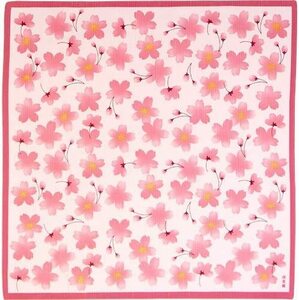 . writing sama small cloth .. .. Sakura spring pattern small furoshiki 50x50cm lunch Cross mail service correspondence Point ..