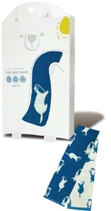 COOLパイルタオル コツメちゃん クールタオル 接触冷感 日本製 今治タオル 速乾タオル 16×90cm
