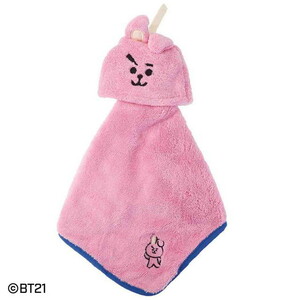 BT21 公式グッズ 新作 マイクロループタオル マスコット COOKY タオル ビーティー