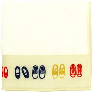 . writing sama Tenugui... shoes collection hand towel towel handkerchie Mini towel 23x23cm