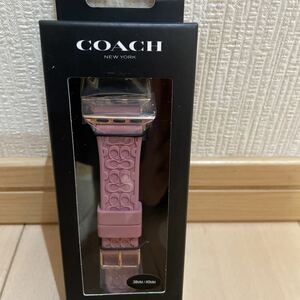  free shipping new goods unused COACH Coach Apple Watch Apple watch belt pink 14700040 38/40MM