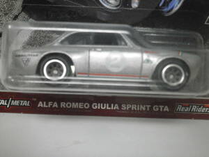 絶版 ホットウィール 普通郵便発送不可 ▽ CARS ＆ DONUTS ALFA ROMEO GIULIA SPRINT GTA　カーズアンドドーナッツ　アルファロメオ