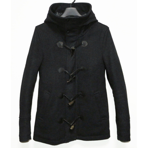 ripvanwinkle 15AW ホースレザー切替ダッフルコート 3 美品 定価95,040円 MILITARY DUFFLE COAT リップヴァンウィンクル