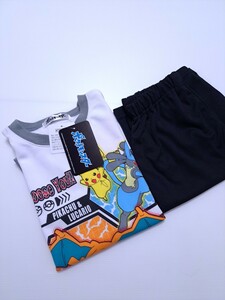  new goods unused Pokemon 120 short sleeves pyjamas setup short pants part shop put on room wear prompt decision free shipping LUKA rio Lizard n Pikachu .