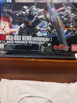 未組立 バンダイ MSA-003 ネモ （ユニコーンVer.） （1/144スケール HGUC 140 機動戦士ガンダムUC 2156417）_画像1