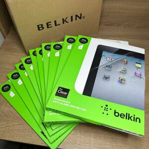 　■送料別■ 液晶保護フィルム 1箱 10枚 belkin TrueClear Anti-Glare iPad 第3世代 iPad 2 F8N800qe 非光沢 アンチグレア ベルキン