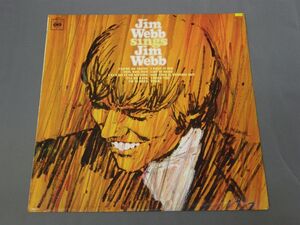 ★英国盤LP JIM WEBB/SINGS JIM WEBB オリジナル盤☆