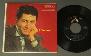 ●米7inch EDDIE FISHER/I LOVE YOU○