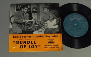 ●英7inch EDDIE FISHER & DEBBIE REYNOLDS/BUNDLE OF JOY ○