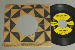 ●米7inch TONY BENNETT/LOVE LOOK AWAY○