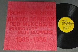 ●米LP BUNNY BERIGAN & RED MCKENZIE/BUNNY & RED 1935 - 36○