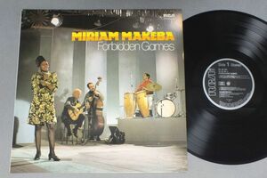 ●独LP MIRIAM MAKEBA/FORBIDDEN GAMES○