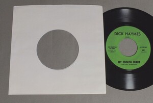 ●輸7inch DICK HAYMES/MY FOOLISH HEART○