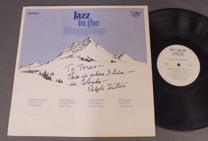 ★米LP RALPH SUTTON etc/JAZZ IN THE MOUNTAINS(RALPH SUTTONサイン付)☆