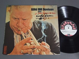 ●輸LP WILD BILL DAVISON/WITH EDDIE CONDON サイン付○