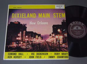 ●米LP EDMUND HALL VIC DICKSON etc/DIXIELAND MAIN STEM NEW ORLEANS○