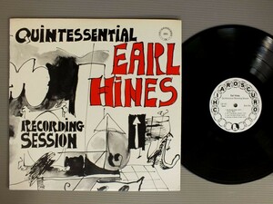 ●米LP EARL HINES/QUINTESSENTIAL RECORDING SESSION○